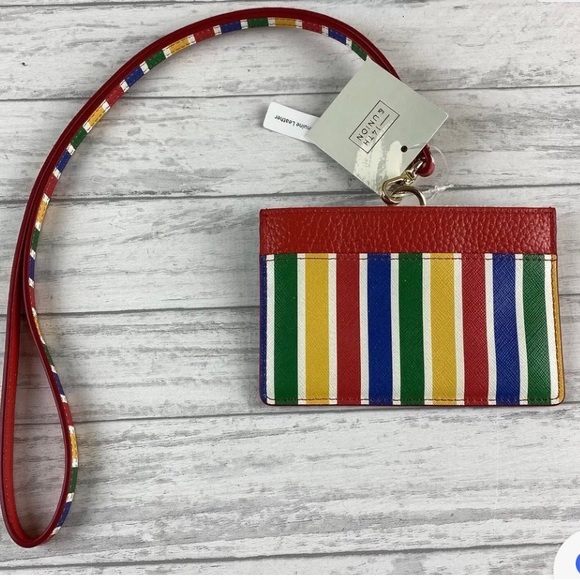 14th & Union Card Holder
Rainbow Striped Detachable
Strap Lanyard - Picture 1 of 2